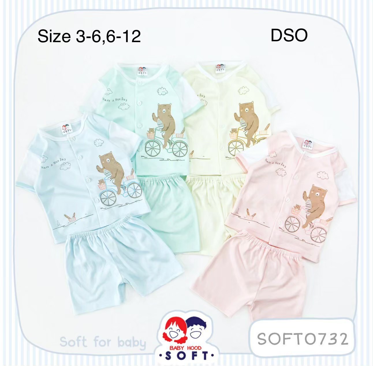 ชุดเด็กแขนสั้น - SOFT0732